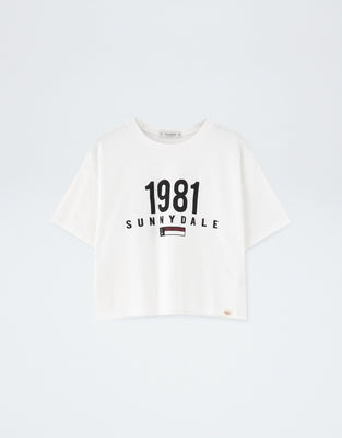 Year and slogan T-shirt